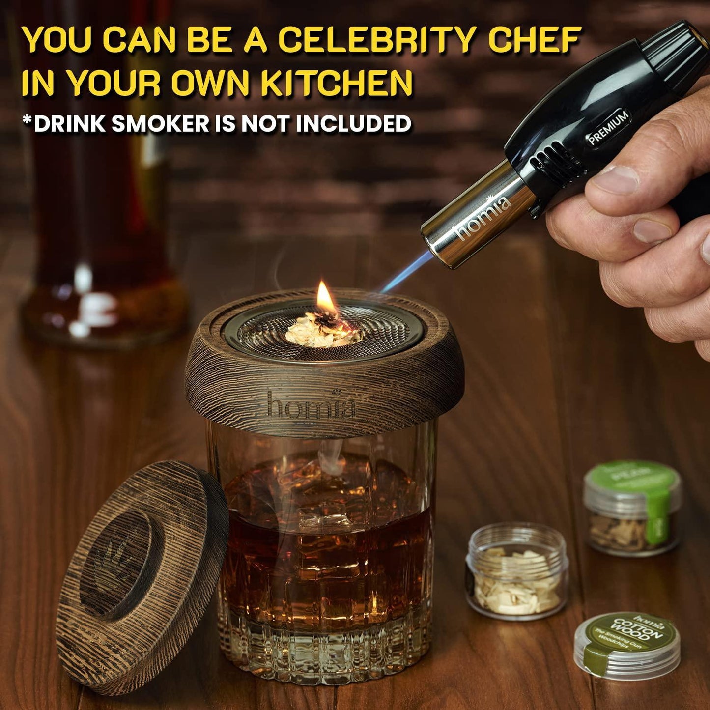 Butane Torch  Refillable Kitchen Torch Lighter Adjustable Flame for