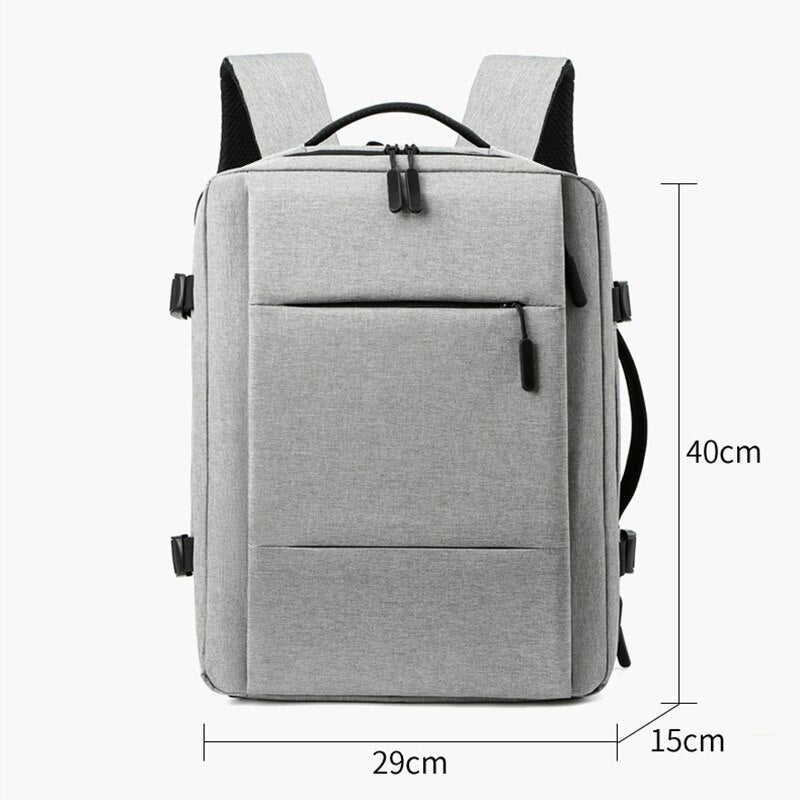 Men's Backpack Multifunctional Waterproof Bags USB Charging Laptop