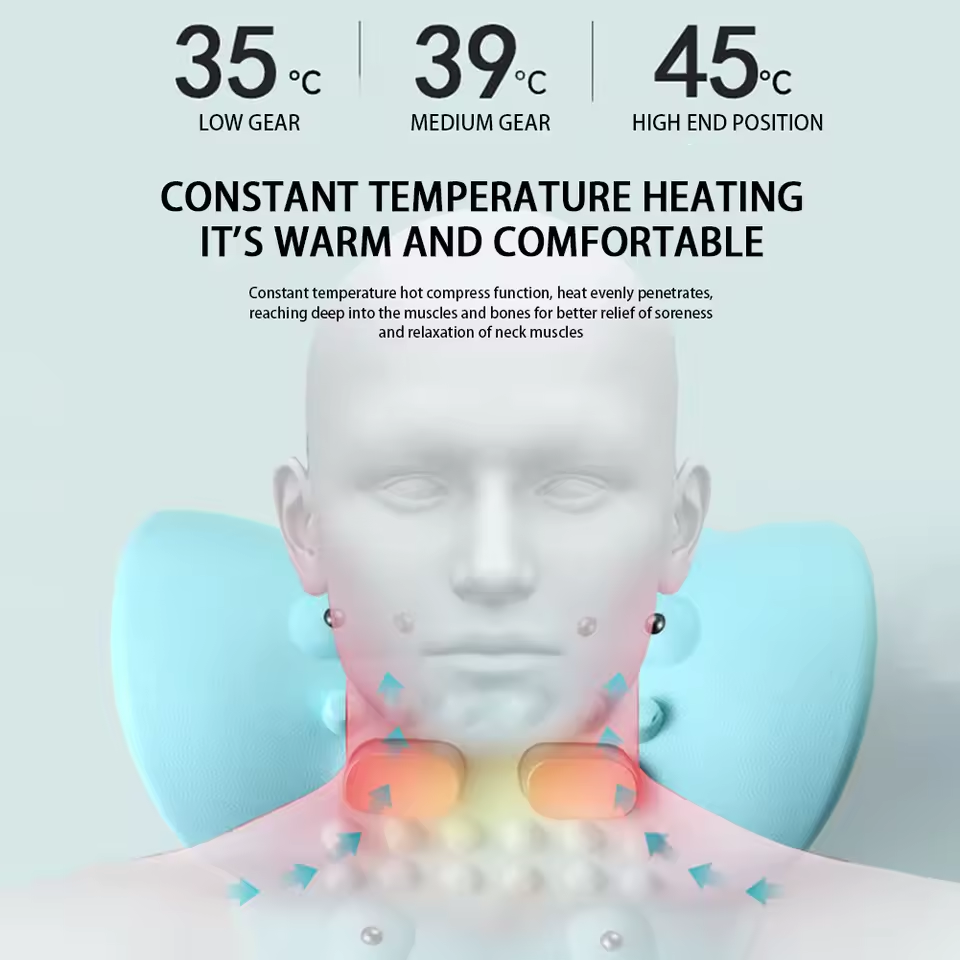 EMS Electrotherapy Heating Cervical Spine Pillow Neck Pillow