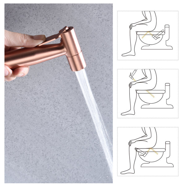 Bidet Sprayer for Toilet Bathroom  Stainless Steel Leak Proof Sprayer Kit