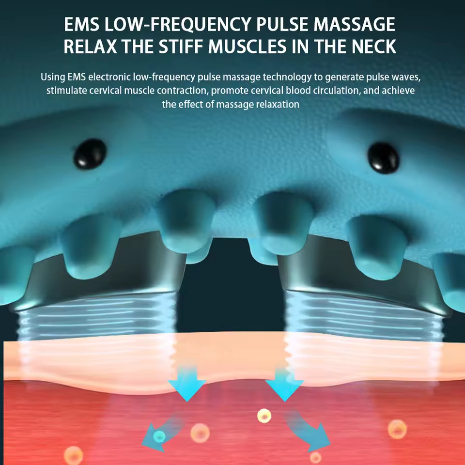 EMS Electrotherapy Heating Cervical Spine Pillow Neck Pillow