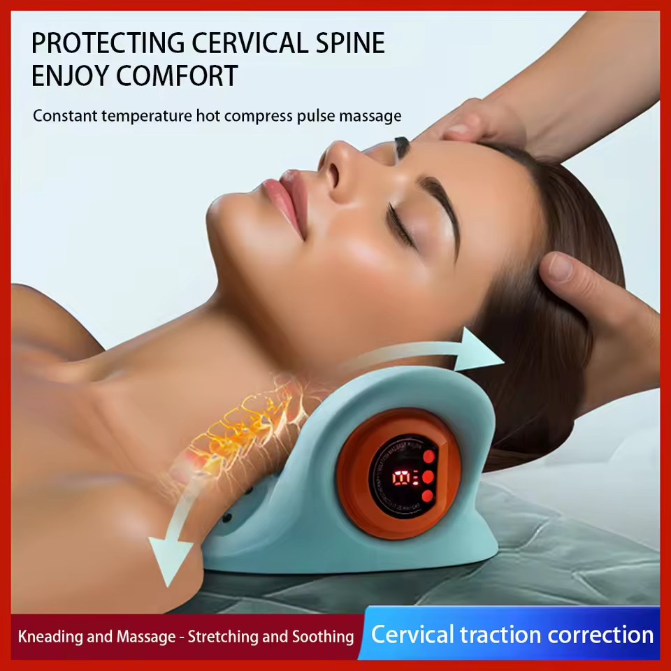 EMS Electrotherapy Heating Cervical Spine Pillow Neck Pillow