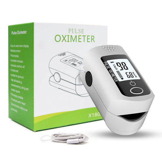Fingertip Pulse Oximeter Blood Oxygen Meter SpO2 Monitor, Blood Oxygen