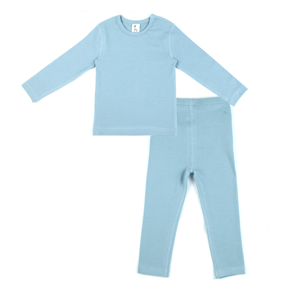 Hipzoo Organic Cotton High-Tension Flat Seam baby toddler Pajama Set