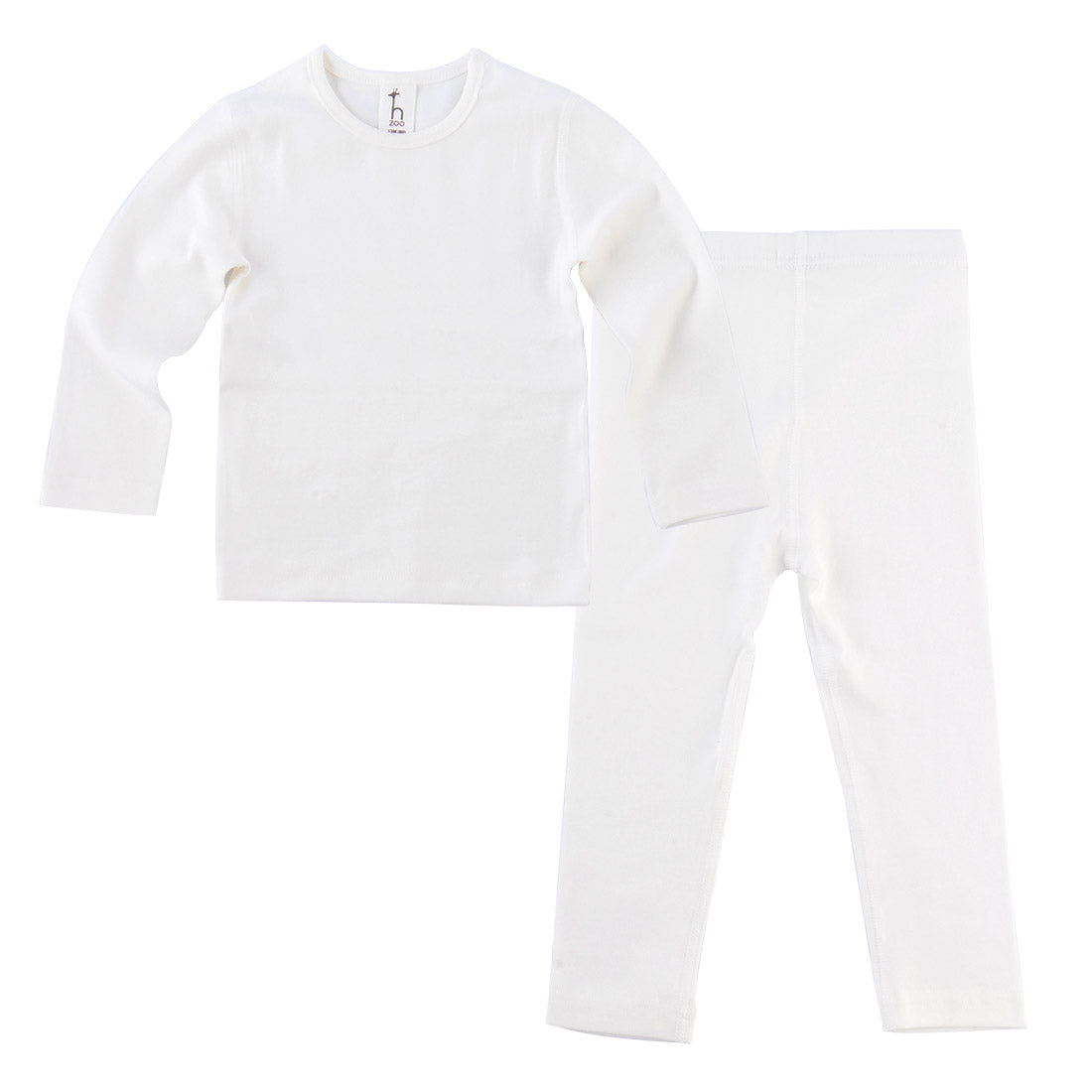 Hipzoo Organic Cotton High-Tension Flat Seam baby toddler Pajama Set
