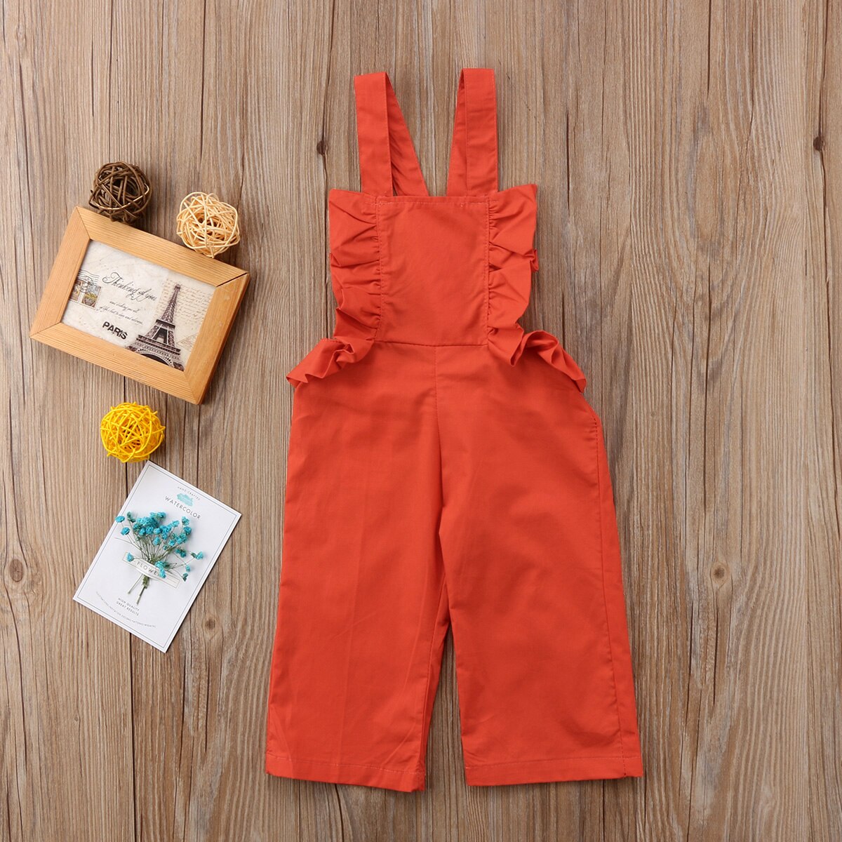 Orange Strap Funny Newborn Kid Baby Girls Bib