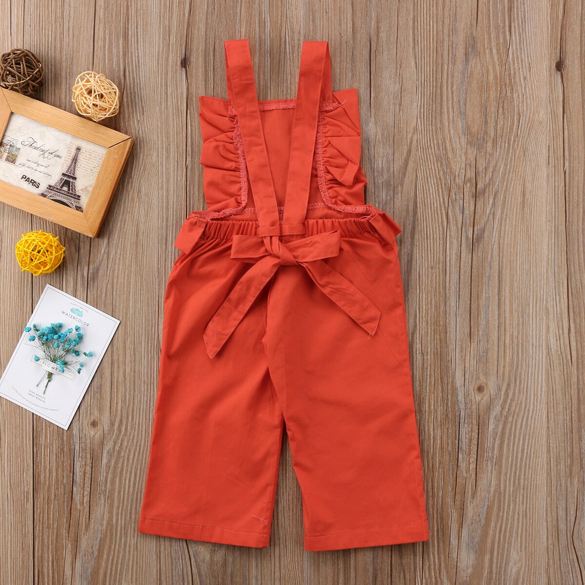 Orange Strap Funny Newborn Kid Baby Girls Bib