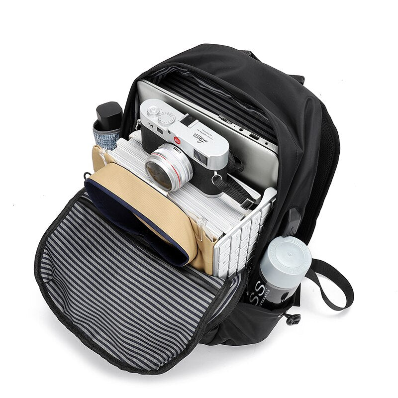 Men's Backpack USB Charging Business Bags Multifunctional Waterproof