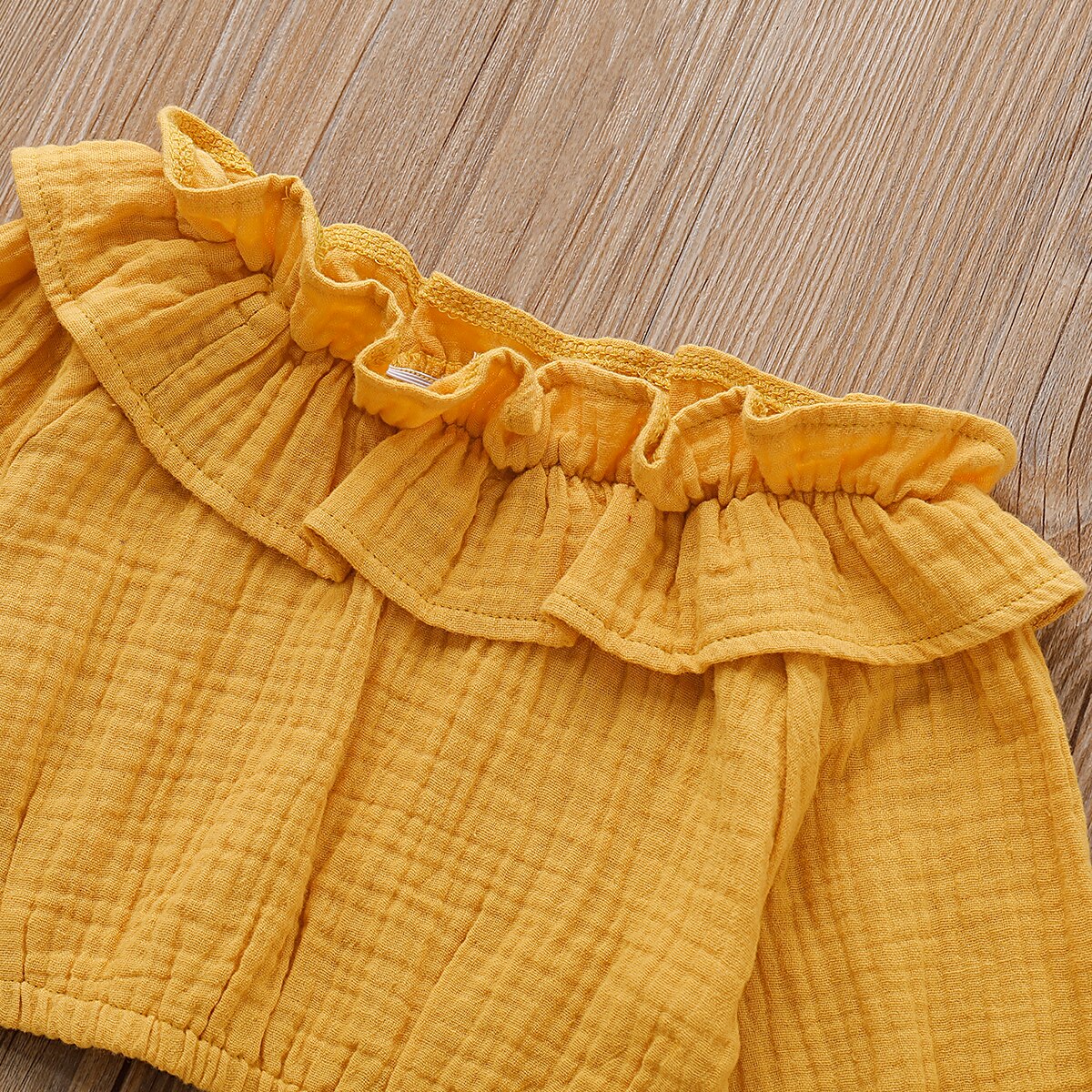 Toddler Baby Girl Ruffle Tops Sunflower Pants