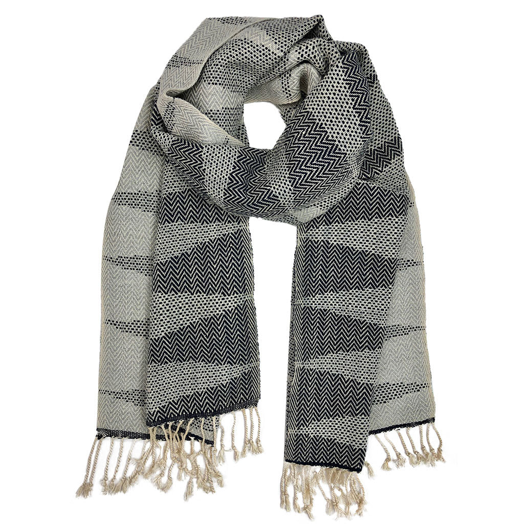 Cambodia Chevron Tapestry Scarf 100% Cotton