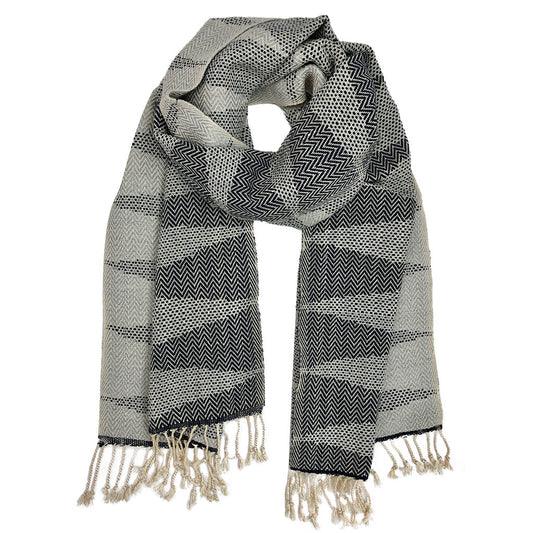 Cambodia Chevron Tapestry Scarf 100% Cotton