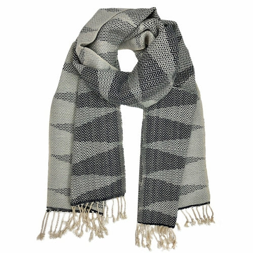 Cambodia Chevron Tapestry Scarf 100% Cotton