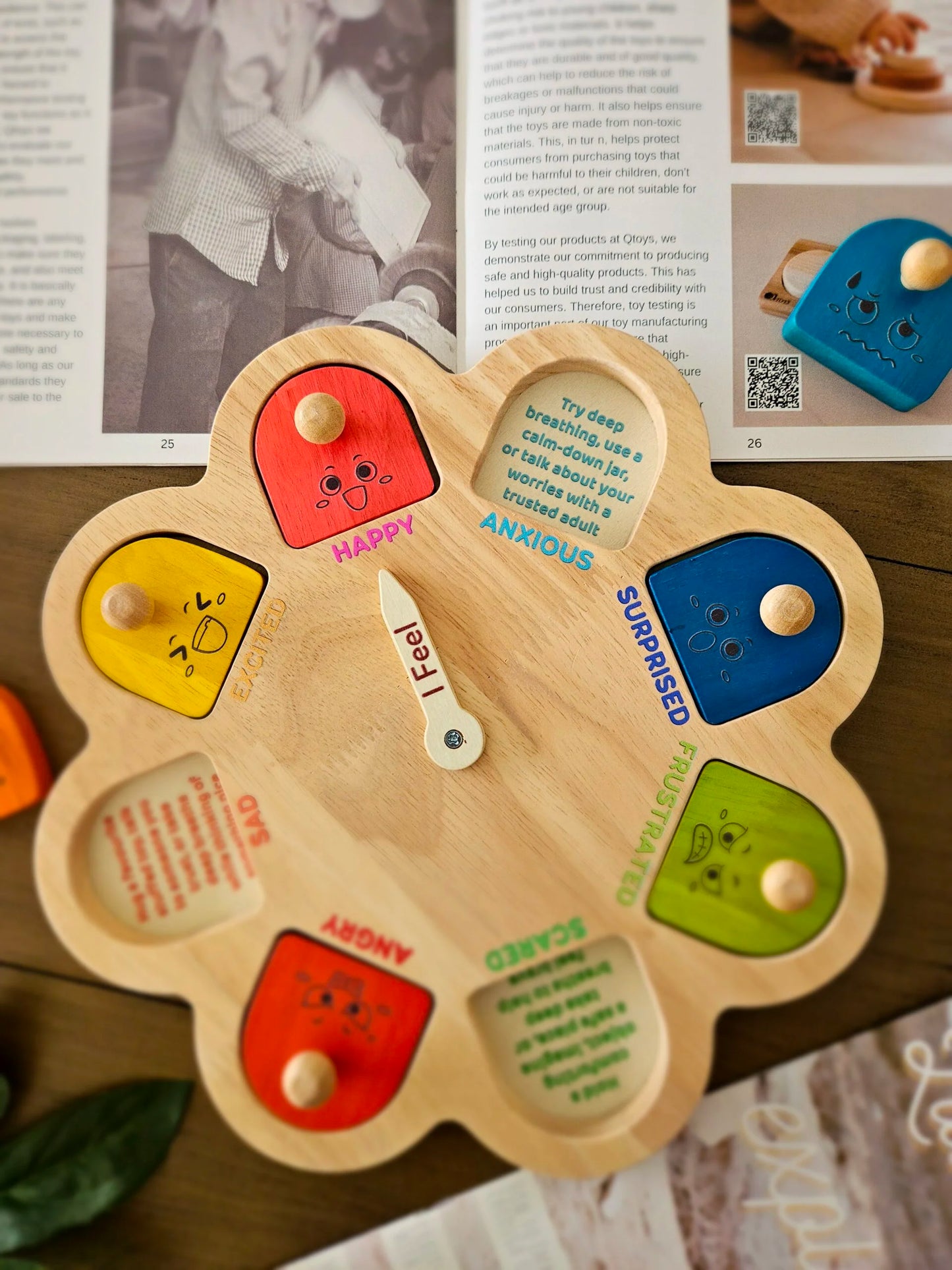 QToys Australia (USA) Emotions Puzzle with Coping Strategies