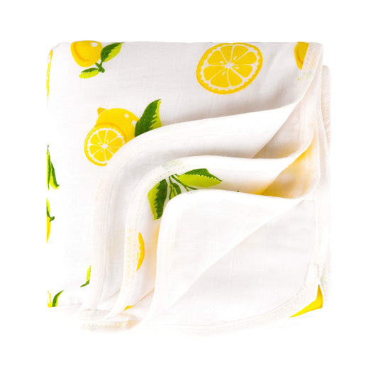 4 Layer  Muslin Quilt, Lemon Print